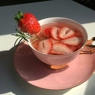 Фотография рецепта Чай с клубникой и розмарином автор Аня Владимирова