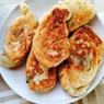 Фотография рецепта Чебуреки с грибами и сыром автор Юлия Котельникова
