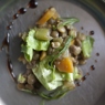 Фотография рецепта Чечевица с салатными листьями и зеленью укропа автор v f
