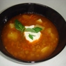Фотография рецепта Чечевичный суп с мятным йогуртом автор Маруся