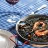 Фотография рецепта Черная паэлья с креветками автор Ира Титова