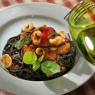 Фотография рецепта Черные спагетти с соусом из помидоров и каракатиц автор Еда
