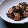 Фотография рецепта Черные спагетти с ростбифом в соусе черный перец автор Еда