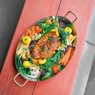 Фотография рецепта Чилийский сибас в соевомедовоапельсиновом соусе с диким рататуем автор Еда