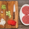 Фотография рецепта Чизбургер с говядиной коби и запеченным картофелем автор ШЕФМАРКЕТ