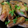 Фотография рецепта Цыплята гриль с чесноком и картофелем автор Vadim Podolniy