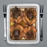 Фотография рецепта Цыплята со сливочным маслом чесноком и петрушкой автор Еда