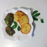 Фотография рецепта Детокс оладьи из цукини с зеленым луком и мятой автор DemaKitchen Евгения Демина