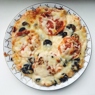Фотография рецепта Диетическая пицца на курином тесте автор Дарья Елисеева