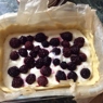 Фотография рецепта Домашний пирог с творожным кремом и ежевикой автор Марина Северикова