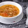 Фотография рецепта Домашний томатный суп со взбитым яйцом автор Еда