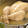 Фотография рецепта Домашняя курица в луковояичном бульоне автор Ольга Блокбастер
