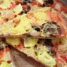 Фотография рецепта Домашняя пицца с курицей и грибами автор Татьяна Петрухина