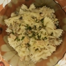 Фотография рецепта Фарфалле с курицей и грибами в сливочном соусе автор Евгения Башева