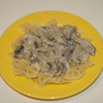 Фотография рецепта Фарфалле со свининой в грибном соусе автор Елена