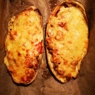Фотография рецепта Фаршированные баклажанылодочки под сыром автор Кулинар 4285930