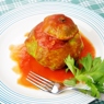 Фотография рецепта Фаршированные кабачки в томатном соусе автор Саша Давыденко