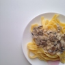 Фотография рецепта Феттучини с грибами в сливочном соусе автор Светлана Александровна