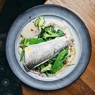 Фотография рецепта Филе сибаса с зелеными овощами и сливочным соусом автор Ekaterina Gusakova
