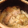 Фотография рецепта Филе судака запеченное с картофелем в сметане автор Алена Пономарева