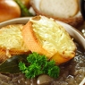 Фотография рецепта Французский луковый суп с красным вином автор Миша Зайцев