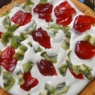 Фотография рецепта Фруктовый салат с клубникой и киви под сметанным соусом автор liana