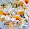 Фотография рецепта Фруктовый салат с творогом автор КухарочкА