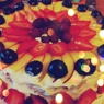 Фотография рецепта Фруктовый торт со взбитыми сливками автор Юлия Пряхина