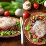 Фотография рецепта Фунчоза с грибами и помидорами черри автор Дмитрий Морозов
