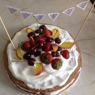 Фотография рецепта Голый торт со свежими ягодами автор Лесной Царь