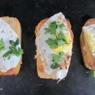 Фотография рецепта Горячие бутерброды с яичницей автор Маргарита