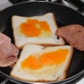 Фотография рецепта Горячие бутерброды с яйцом автор татьяна лебедева