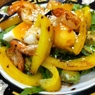 Фотография рецепта Горячий салат с рукколой креветками и авокадо автор Татьяна Санюк