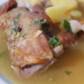 Фотография рецепта Гороховый суп на копченых ребрышках с беконом автор Евгения Руденко