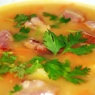Фотография рецепта Гороховый суп на копченых ребрышках с беконом автор Maria Barkova