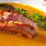 Фотография рецепта Гороховый суп на копченых ребрышках с беконом автор Maria Barkova