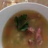 Фотография рецепта Гороховый суп с копчеными ребрышками и сельдереем автор Kisyn911