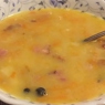 Фотография рецепта Гороховый суп с копчеными ребрышками и зеленью автор Наталия М