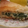 Фотография рецепта Греческий пирог со шпинатом и фетой Spanakopita автор А Б