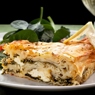 Фотография рецепта Греческий пирог со шпинатом и фетой Spanakopita автор Masha Potashova