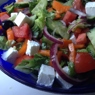 Фотография рецепта Греческий салат с красным луком автор Ксения Маслова