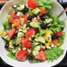 Фотография рецепта Греческий салат с красным луком автор Татьяна Петрухина