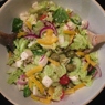 Фотография рецепта Греческий салат с красным луком автор Linda Senkane