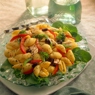 Фотография рецепта Греческий салат с пастой и тунцом автор Саша Давыденко
