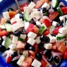 Фотография рецепта Греческий салат с плавленым сыром автор Елена Попова