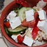 Фотография рецепта Греческий салат с сыром фетакса автор Наталья Бездежская