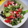 Фотография рецепта Греческий салат с сухариками автор Татьяна Петрухина