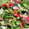 Фотография рецепта Греческий салат со шпинатом автор Татьяна Петрухина