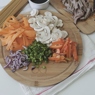 Фотография рецепта Гречневая лапша с говядиной и овощами автор Влада Мелхина