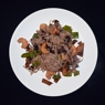 Фотография рецепта Гречневая лапша с грибами и королевскими креветками автор Лавка Edoque